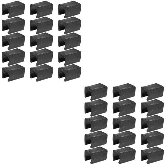 100 pcs  Furniture Foot Caps Rectangle Chair Legs Caps Non-slip Floor Protectors