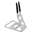 thumbnail image 2 of QccHieUs Steel Bike Parking Rack Stable Hub Mounted Floor Stand, Anti-Scratch Bicycle Storage Bracket Silver, 2 of 9