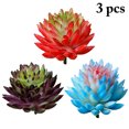 thumbnail image 2 of 3PCS Artificial Succulent Lifelike Artificial Plant Fake Plant for Table Decor, 2 of 10