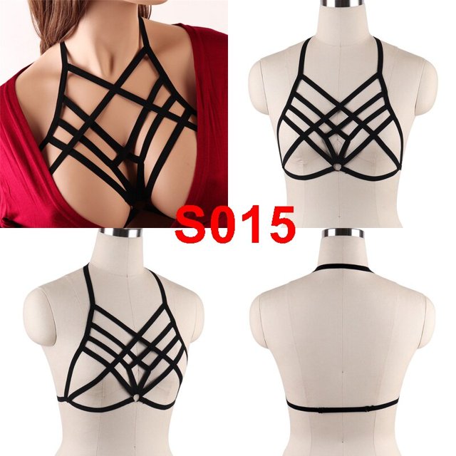 Arnés de pentagrama para mujer, liguero más barato, accesorios góticos eróticos, sujetador sin copa para Bondage, ropa de Festival, lencería Sexy Rave Tan Jianjun unisex