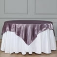 Efavormart 60" SATIN Square Tablecloth Overlay For Wedding Catering Party Table Top Decorations ...
