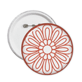 thumbnail image 1 of China Chinese Red Flower Traditional Pattern Pins Badge Button Emblem Accessory Decoration 5pcs, 1 of 2