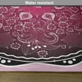 thumbnail image 6 of Ambesonne Purple Mandala Place Mats Set of 4, Classic Baroque, Standard Size, Pale Pink Maroon Black, 6 of 6