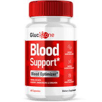 GlucoZone Blood Support Pills Advanced Formula Vitamin Supplement 60 Capsules