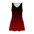 thumbnail image 5 of Edvintorg Womens Summer Casual Tshirt Dress Plain Loose Sleeveless Beach Sundresses With Pockets, 5 of 5