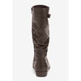 thumbnail image 2 of Comfortview Monica Wide Calf Leather Boot Mid Calf Women's Winter Shoes (Wide Widths Available), 2 of 6
