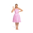 thumbnail image 4 of Disfraz Ruleewe Movie 2023 Doll Pink Plaid para mujer, 4 of 7