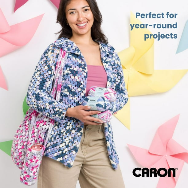 Caron® All Day Cotton™ #4 Worsted (Medium) Cotton Yarn, 3.5oz/100g