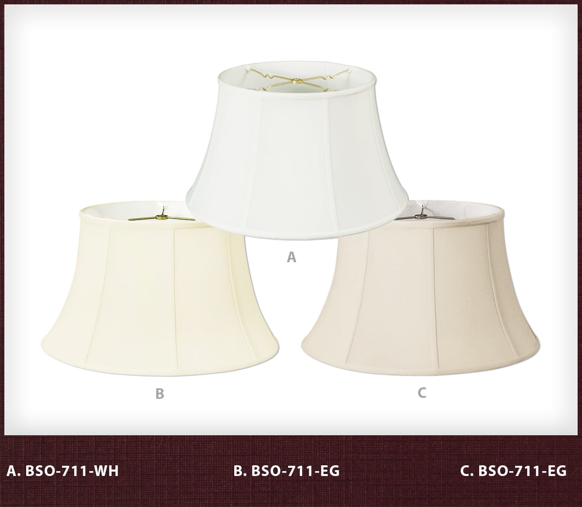 Royal Designs Shallow Drum Bell Billiotte Wall Lamp Shade 8 x 12.5 x 7.6 Beige