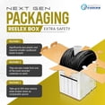 thumbnail image 5 of 1000ft Cat6 Plenum Ethernet Cable – Pure Copper CMP Rated, 23AWG UTP, 550MHz, 10Gbps | High‑Speed Bulk Network Cable | Easy Pull Box - Black, 5 of 7