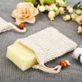 thumbnail image 3 of Exfoliating Soap Drawstring Pouch, Mesh Soap Bag, Natural Linen Soap Saver Bag, Exfoliating Soap Bag, Soap Bag for Shower, Soap Foaming Mesh Bag, Portable Bath Soap Bag 10Pcs, 3 of 5