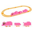 thumbnail image 1 of VALINK Battery Powered Train Race Track Operated Car Railway Building Play Set for Boys Girls Kids, 1 of 2