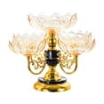 thumbnail image 1 of Tnarru Rotating Snack Serving Tray Fruit Bowl Fruit Plate for Cafe Home Living Room Yellow, 1 of 8