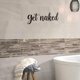 thumbnail image 3 of Decoración de pared de baño, letras de Metal para el hogar, palabras negras, carteles de pared, 3 of 5
