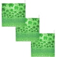 thumbnail image 7 of Green Glitter Sparkle Clovers Baby Muslin Washcloths Soft Absorbent Face Towel, Abstract Lucky Irish Shamrock Burp Cloths Cotton Bath Wipes 5 PCS Infant Wash Cloth for Newborn Boys Girls 12x12 inch, 7 of 7