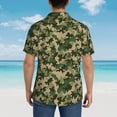 thumbnail image 5 of Salouo Camouflag for Hawaiian Shirt for Men,Summer Beach Casual Short Sleeve Button Down Shirts Men's Regular-Fit Short-Sleeve Print Shirt -Large, 5 of 6