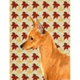 thumbnail image 1 of 15 x 15 in. Min Pin Fall Leaves Portrait Flag Garden Size, 1 of 1