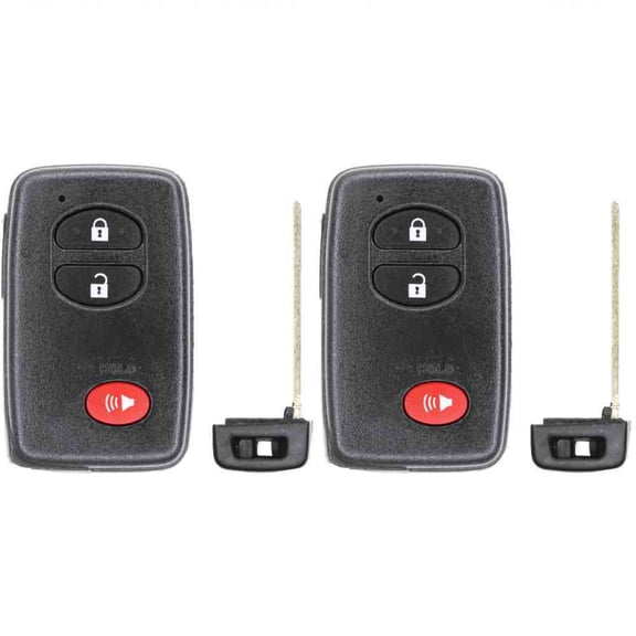 Replcament Smart Key Fob for Toyota 4-Runner 2014 FCC HYQ14ACX Part Number 89904-47230 89904-47370 89904-35010 Pack of 2