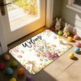 thumbnail image 4 of Colorful Egg Bunny Flower Easter Doormat, Home Decor Rug Door Mat Floor Mat for Indoor Outdoor (16x24 in), 4 of 6