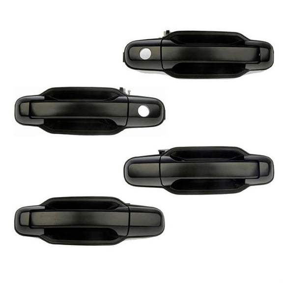 TRQ Front & Rear Exterior Outside Door Handles 4 Piece Set for 03-06 Kia Sorento DHA30265