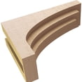 thumbnail image 6 of 6"W x 18"D x 12"H Classic Rockford Rough Cedar Woodgrain TimberThane Corbel, Primed Tan, 6 of 6
