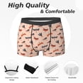 thumbnail image 2 of Men's Boxer Briefs, Colorful Dragonfly Print Soft Comfy Mens Underwear Boxer Briefs Breathable With Widen Waist, 2 of 7
