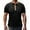 Black, variant on Men's Cotton Polo Shirts Short Sleeve Casual Summer Shirts Classic Collared Golf Shirt with Pocket