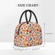 thumbnail image 2 of Balery Colorful Maple Leaves Bolsa de Almuerzo para Mujeres, Caja de Almuerzo, Bolsa de Almuerzo Pequeña Impermeable, Tote de Almuerzo Reutilizable con Gran Capacidad, 2 of 6