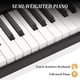 thumbnail image 3 of Yeshouse Teclado eléctrico Piano 88 tecla, Piano Digital de tamaño completo portátil con soporte, Pedal de apoyo, 3 of 8