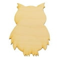 thumbnail image 1 of Package of 1, Jumbo 13.5" x 18" x 0.25" Baltic Birch Plywood Owl Wood Cutout for Art and Craft Project, Made in USA, 1 of 1
