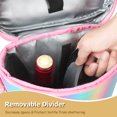 thumbnail image 3 of Tirrinia 2 Bottle Wine Tote Carrier - Leakproof & Insulated Padded Versatile Wine Cooler Bag, 3 of 7