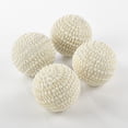 thumbnail image 2 of Saro Lifestyle BL441.I Beaded & Pearl Orb, Ivory - Set of 4, 2 of 3