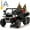 Black, variant on 4WD 24 Volts Ride on Toys Truck with Parental Remote, 800W Motor 7AH Battery Powered Electric Vehicle for Kids, Outdoor Toys Gift, Black