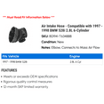 thumbnail image 2 of Air Intake Hose - Compatible with 1997 - 1998 BMW 528i 2.8L 6-Cylinder, 2 of 2