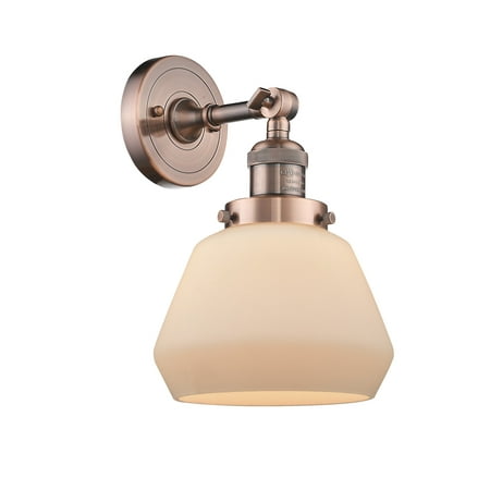 

Innovations Lighting 203 Fulton Fulton 1 Light 11 Tall Bathroom Sconce - Copper