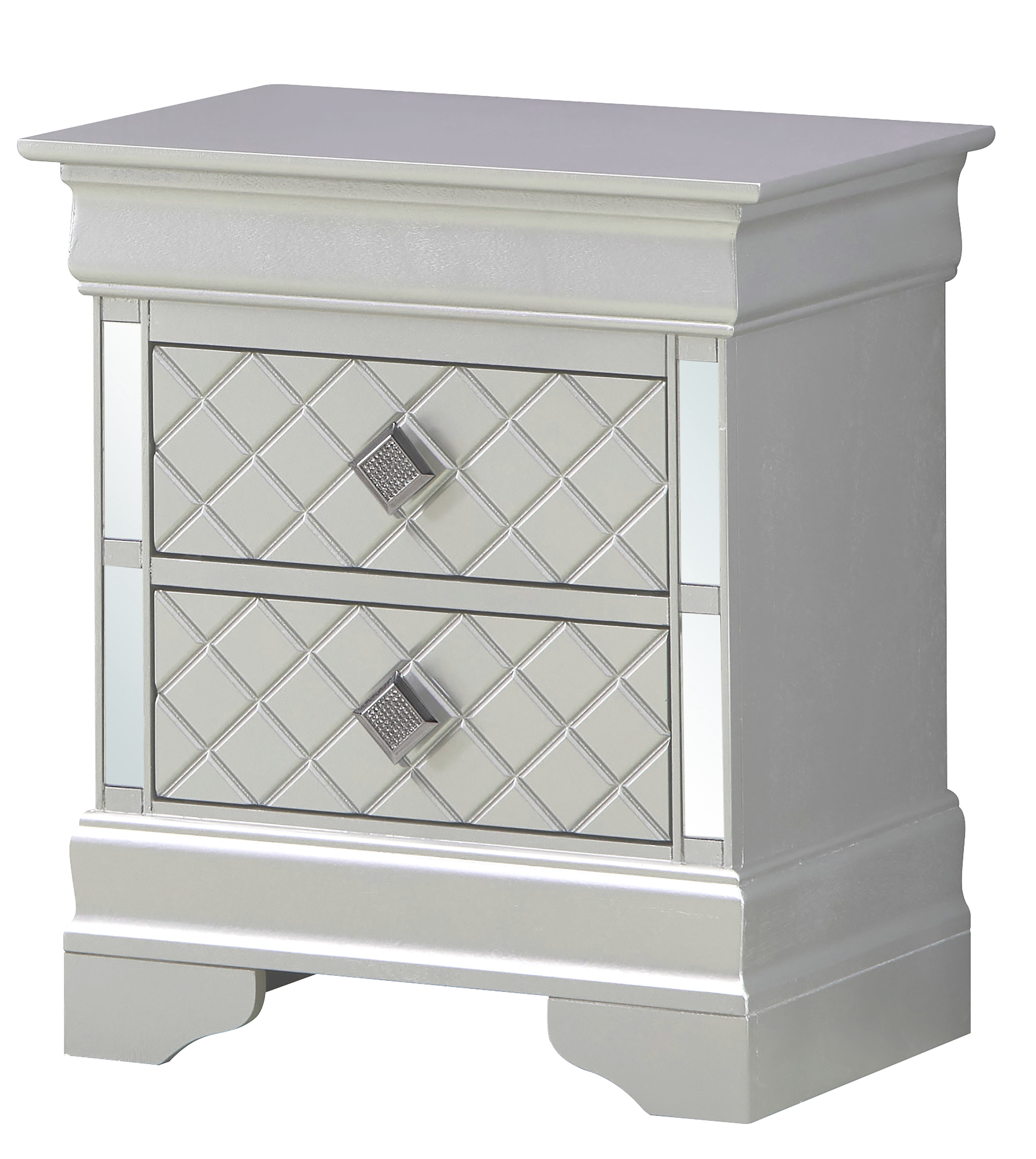 Glory Furniture Verona Nightstand in Champagne Color