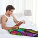 thumbnail image 5 of Balery Multicolored Beautiful Flower Pantalones de pijama para hombre, pijama ultraligero, pantalón de descanso-Medium, 5 of 6