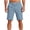 Sky Blue, variant on Hurxie Men's Casual Shorts Twill Drawstring Summer Beach Stretch Golf Shorts with Pockets Navy,S
