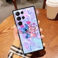thumbnail image 3 of Disney Stitch Angel Love For Samsung Galaxy S23 S22 S21 S20 FE S10 S9 S10E S8 Plus Ultra Lite 5G Black Phone Case, 3 of 5