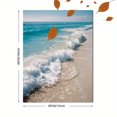 thumbnail image 3 of Ocean Wave Beach Canvas Wall Art，Coastal Decor for Living Room Bedroom Bathroom Kitchen, 3 of 8