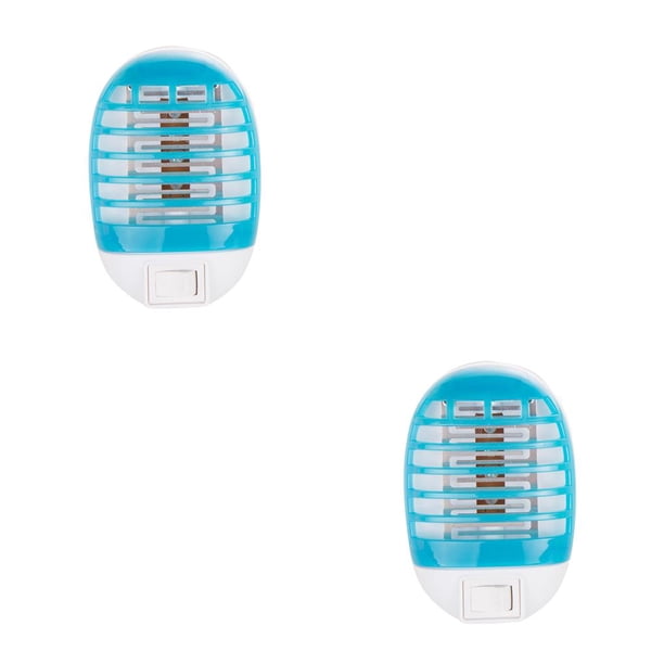 Toystoory Lámpara de conducción de insectos voladores para interiores, eliminador de insectos físicos electrónicos, 2 uds. Azul claro 2piezas