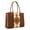 Brown, variant on Wrangler Aztec Tote Bag for Women Western Shoulder Purse Top Handle Handbag Stylish and Functional Aztec Design， Brown