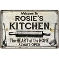 thumbnail image 1 of ROSIE'S Kitchen Farmhouse Sign 8 x 12 Matte Finish Metal 108120033326, 1 of 1