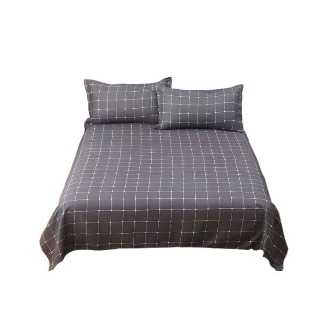 SDNall Ensembles de Douillette, Ensembles de Draps Format Double, Ensembles de Literie Toutes Saisons - Ensemble de Lit 3 Pcs avec 2 Taies d'Oreiller, Ensemble de Draps en Duvet, Résistant au Rétrécissement et à la Décoloration, Ensembles de Douillette Faciles d'Entretien