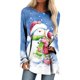 thumbnail image 1 of Blusas Navideñas Para Mujer Blusas de Manga Larga Camisas Tipo Túnica Informales Con Cuello Redondo Odeerbi ODB183170, 1 of 5