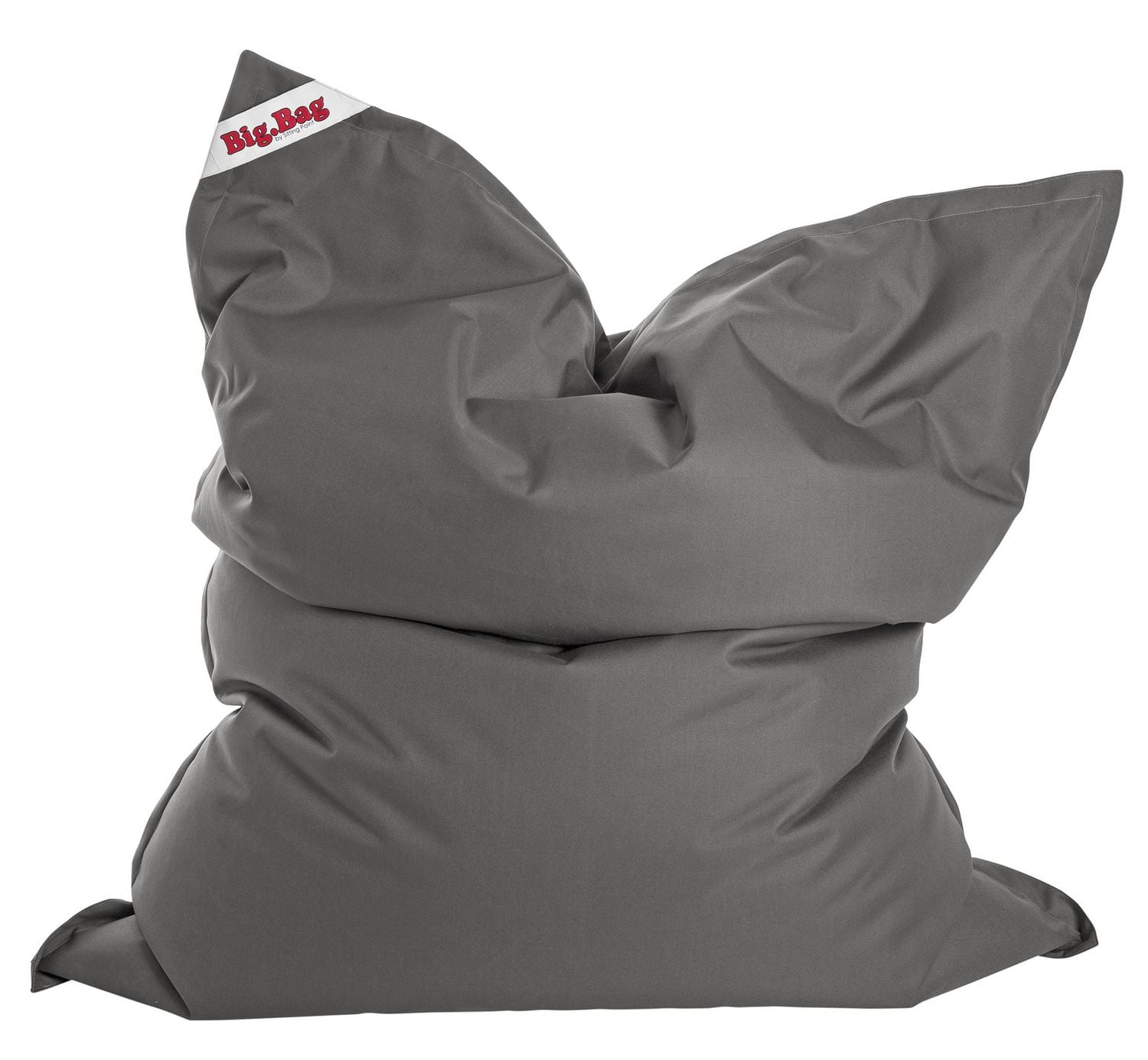 Gouchee Home Big Bag Brava Grey Bean Bag Chair – Water-Repellent Polyester with Polystyrene Bead Filling, Oversized Lounge Seating for Bedroom, Living Room or Dorm, Suitable for Adults and Teens
