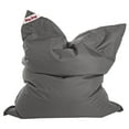 thumbnail image 1 of Gouchee Home Big Bag Brava Grey Bean Bag Chair – Water-Repellent Polyester with Polystyrene Bead Filling, Oversized Lounge Seating for Bedroom, Living Room or Dorm, Suitable for Adults and Teens, 1 of 7