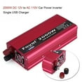 2000W DC 12V To AC 110V Power Inverter Converter W/ Dual Outlets For