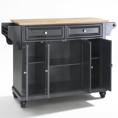 Crosley Furniture Cambridge Natural Wood Top Kitchen Island