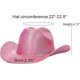 thumbnail image 2 of 2025 Latest Model Holographic Western Cowboy Hat for Women - Sparkly Cowgirl Hat, 2 of 5